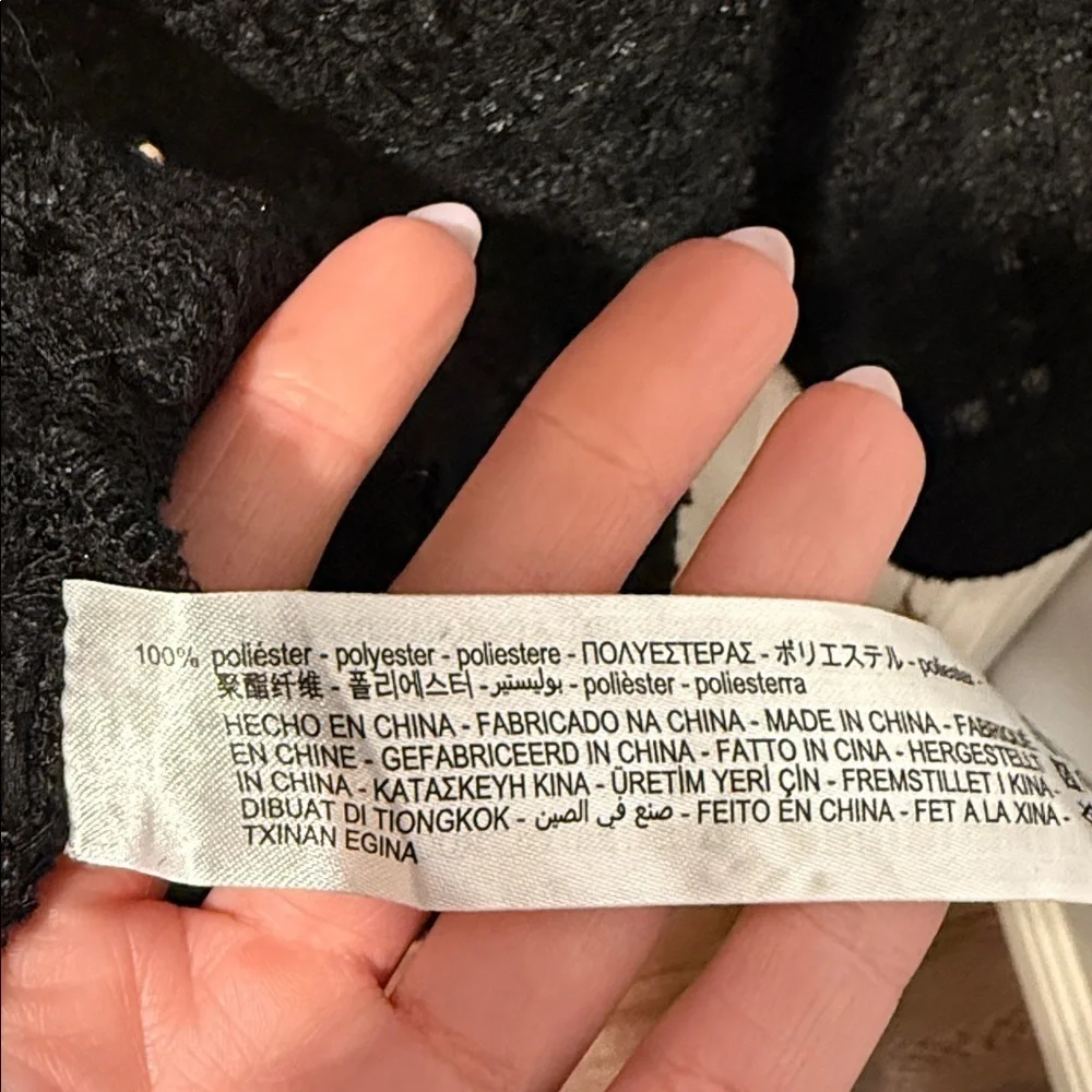 Zara Black Textured Jacket - Picture 4 of 4